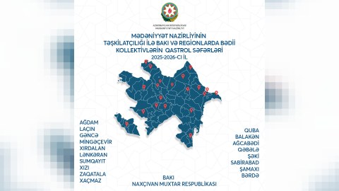 Azərbaycanda ilk -&nbsp;Bakı və regionlarda&nbsp;mədəni qastrol proqramı BAŞLAYACAQ