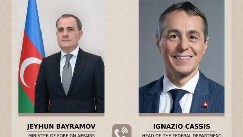 İsveçrənin xarici işlər naziri Azərbaycana təşəkkür etdi