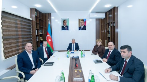 BMU ilə Dünya Azərbaycanlı Alimlər Birliyi üzvləri bir arada