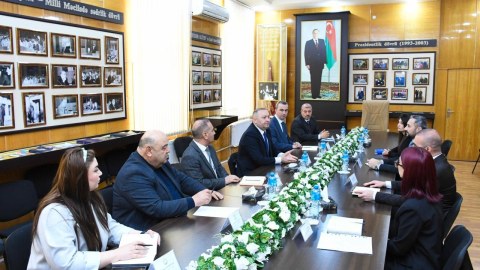 Balıqçılıq və Akvakultura Mərkəzinin nümayəndə heyəti ADAU-da -&nbsp;FOTOLAR