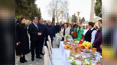 Samuxda Novruz bayramı münasibətilə ümumrayon tədbiri keçirilib - FOTOLAR