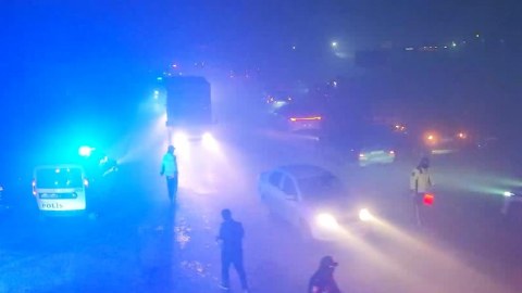 Binəqədidə yanğın: polis təhlükəsizliyi təmin edir