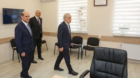 Zaur Mikayılov regional bölmənin yeni binasında - Fotolar