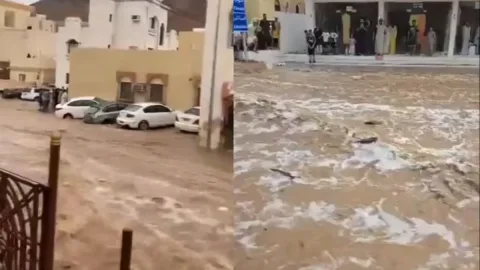 BƏƏ və Oman su altında qaldı