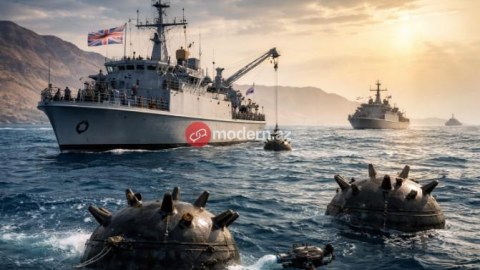 Britaniya Hörmüz boğazını minalardan təmizləmək istəyir