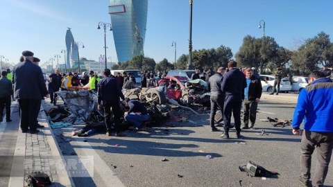 Bayram günlərində yollarda baş vermiş qəzaların SAYI