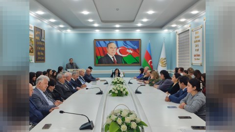 Gəncə Dövlət Universitetində Soyqırımı Günü qeyd edilib - FOTO