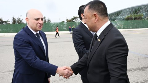 The Chairman of the Cabinet of Ministers of Turkmenistan arrived in Baku