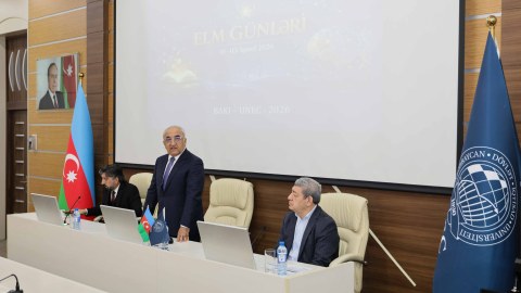 UNEC-də "Elm Günləri": Prezident dil siyasəti milli kimliyimizin dayağıdır