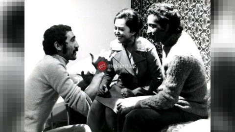 Bir şəklin tarixçəsi - Rasim Balayev Vəfa Fətullayevanı qucaqlamağa çəkinmişdi
