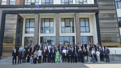 Lənkəran Dövlət Peşə Təhsil Mərkəzinə infotur - FOTOLAR