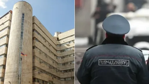 Ermənistanda nazirlik binasında silahlı insident: Yaralanan var