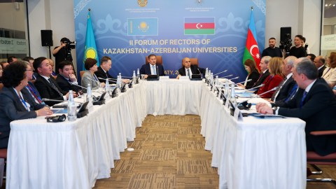 Almatıda II Rektorlar Forumu keçirildi - Fotolar