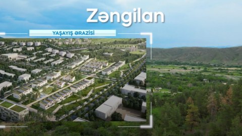 Zəngilan şəhərinin tikintisi yekunlaşıb