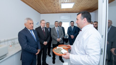BMU-nun rektoru laboratoriyanın açılışında -&nbsp;FOTOLAR