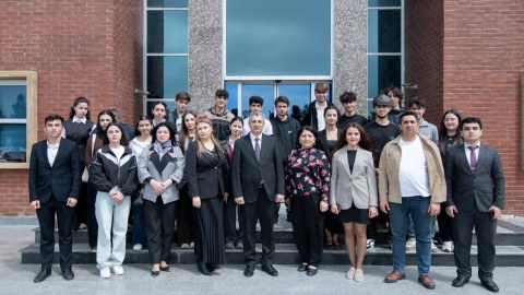 &ldquo;Yeni Üfüq&rdquo; layihəsinin&nbsp; iştirakçıları BMU ilə tanış olub - FOTOLAR