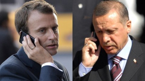 Makron&nbsp;Ərdoğanla 3 bölgəni müzakirə edib