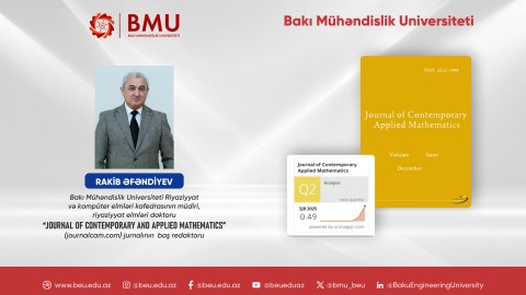 BMU-nun elmi jurnalı beynəlxalq reytinqdə Q2 səviyyəsinə yüksəlib