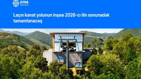 Laçın kanat yolunun inşası bu tarixdə başa çatacaq - VİDEO