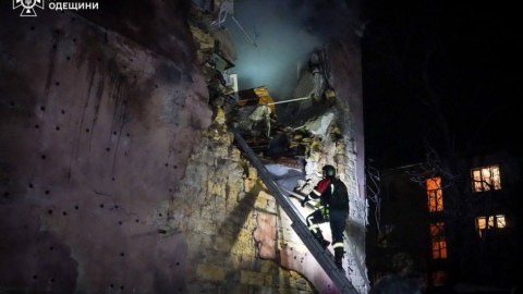 Odessaya dron hücumu olub, ölənlər və yaralılar var