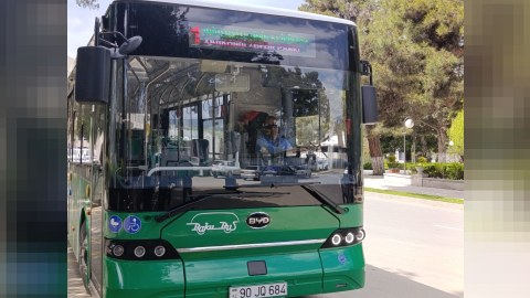 Xankəndidə 3 marşrut xətti istifadəyə verildi - FOTO