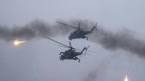 Malidə Rusiyanın hərbi helikopteri VURULDU