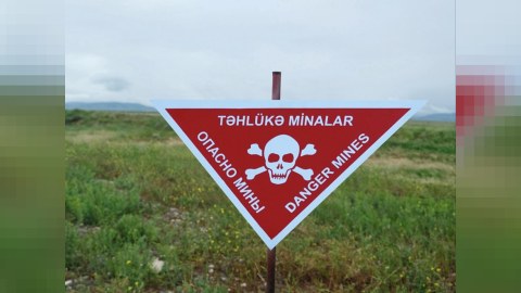 Xocalı sakini minaya düşdü