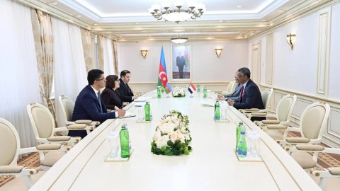 Sahibə Qafarova Sudanın səfiri ilə görüşüb