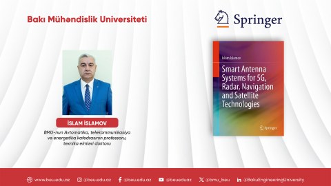 BMU aliminin monoqrafiyası &ldquo;Springer&rdquo; tərəfindən nəşr edilib