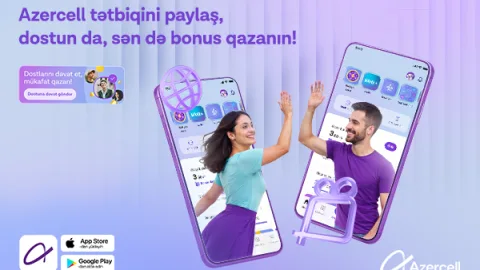 &ldquo;Azercell&rdquo; tətbiqinə dostunu dəvət et, bonus qazan