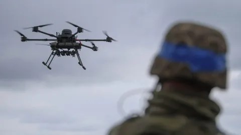 Ukrayna dronları Rusiyanın helikopterlərinə zərbə endirdi