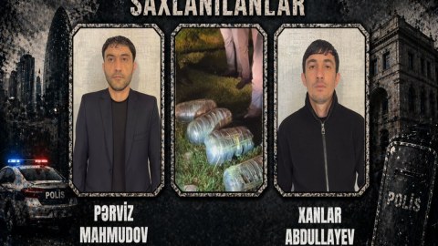 Narkokuryerlər saxlanıldı