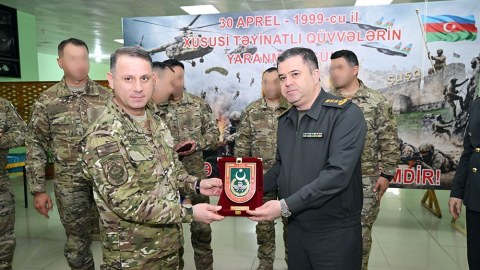 Xüsusi Təyinatlı Qüvvələrin hərbçiləri təltif olundular - FOTO