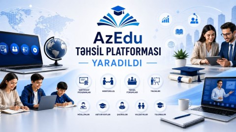 Yeni təhsil mərkəzi - AzEdu Təhsil Platforması yaradıldı