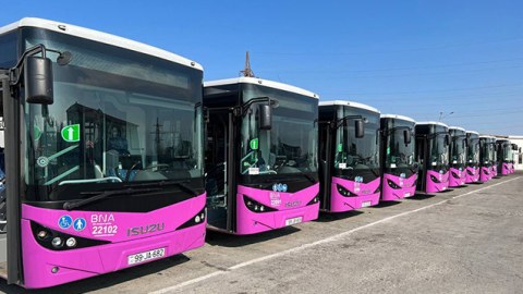 "Neftçilər"dən Kürdəxanıya işləyən avtobuslar təzələndi