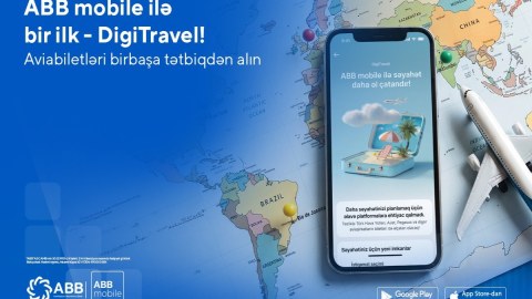 Ölkəmizdə ilk &ndash; indi aviabiletlər də "DigiTravel"lə ABB mobile tətbiqində alınır!