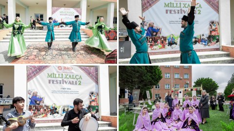 BMU-da Milli Xalça Festivalı keçirilib - FOTOLAR