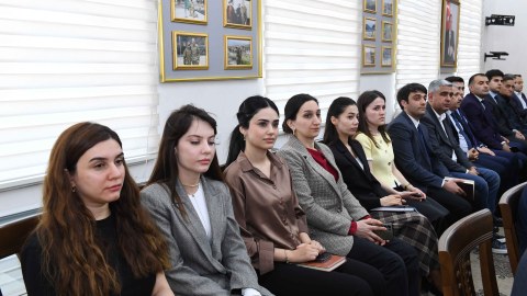 Dövlət Komitəsində Heydər Əliyevin anadan olmasının 103-cü ildönümü qeyd edilib