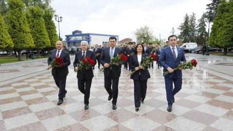 Xaçmazda Ümummilli Liderin 103-cü ildönümünə həsr olunmuş konfrans - FOTO