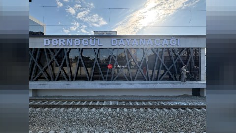 Dərnəgül dəmiryol stansiyası açıldı