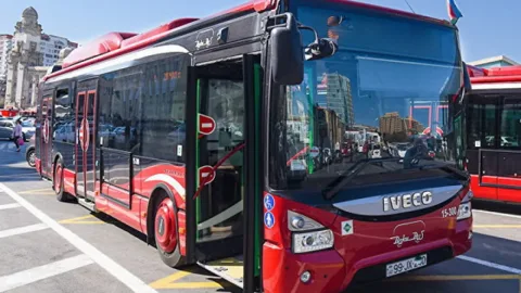 Bakıda bu istiqamətdə pulsuz avtobus fəaliyyətə başladı