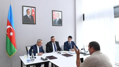 Rövşən Rzayev Ağdamda qəbul keçirdi - FOTO