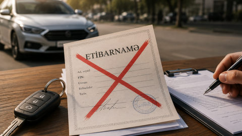 Azərbaycanda avtomobillərdə etibarnamə tələbi aradan qaldırılır