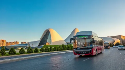 Avtobusdan istifadə edən sərnişinlərin sayı artıb