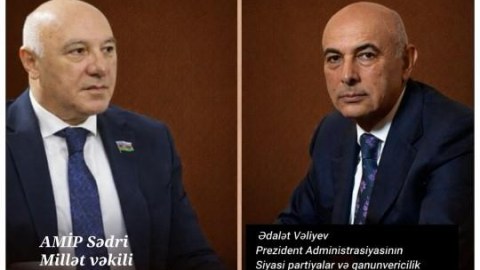 Ədalət Vəliyev AMİP sədri ilə görüşüb