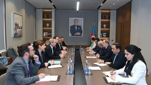 Ceyhun Bayramov Avropa İttifaqının rəsmisi ilə vacib müzakirə apardı
