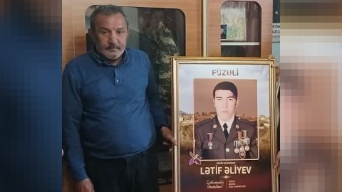 Şəhid atası vəfat edib