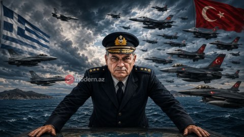Yunan komandan Türkiyəni HƏDƏLƏDİ