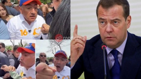 Əhali Paşinyanı&nbsp;Parisə, Makronun yanına qovacaq - Medvedev