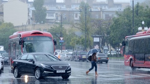Bakıya&nbsp;intensiv yağış yağacaq - XƏBƏRDARLIQ